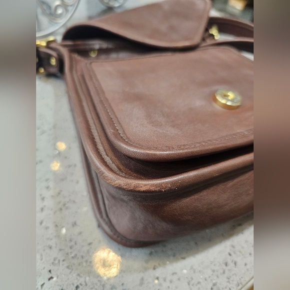 Coach Mahogany Brown Vintage Legacy Medium Studio Flap Bag. - Picture 11 of 17